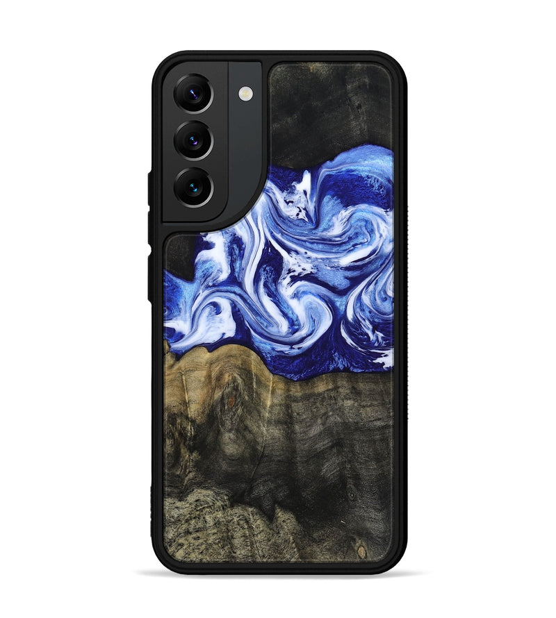 Galaxy S22 Plus Wood Phone Case - Geo (Blue, 813276)