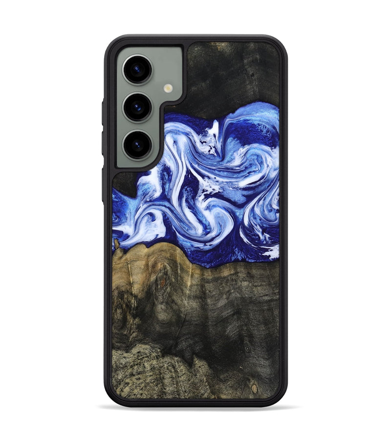 Galaxy S24 Plus Wood Phone Case - Geo (Blue, 813276)