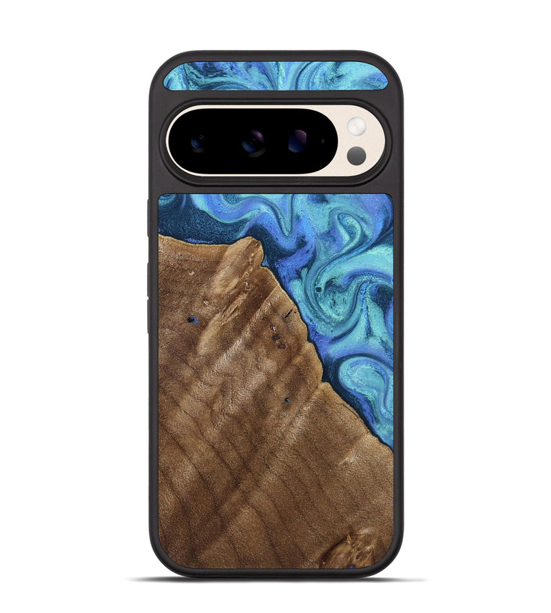 Pixel 10 Pro Wood Phone Case - Fritz (Blue, 813277)