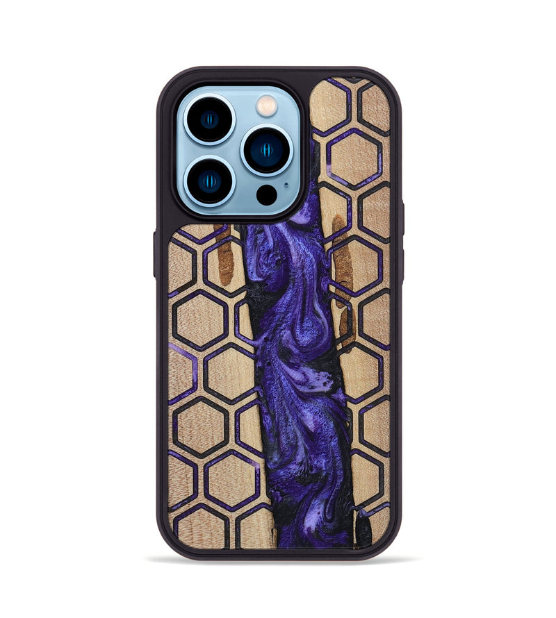 iPhone 14 Pro Wood Phone Case - Jerilyn (Pattern, 813287)