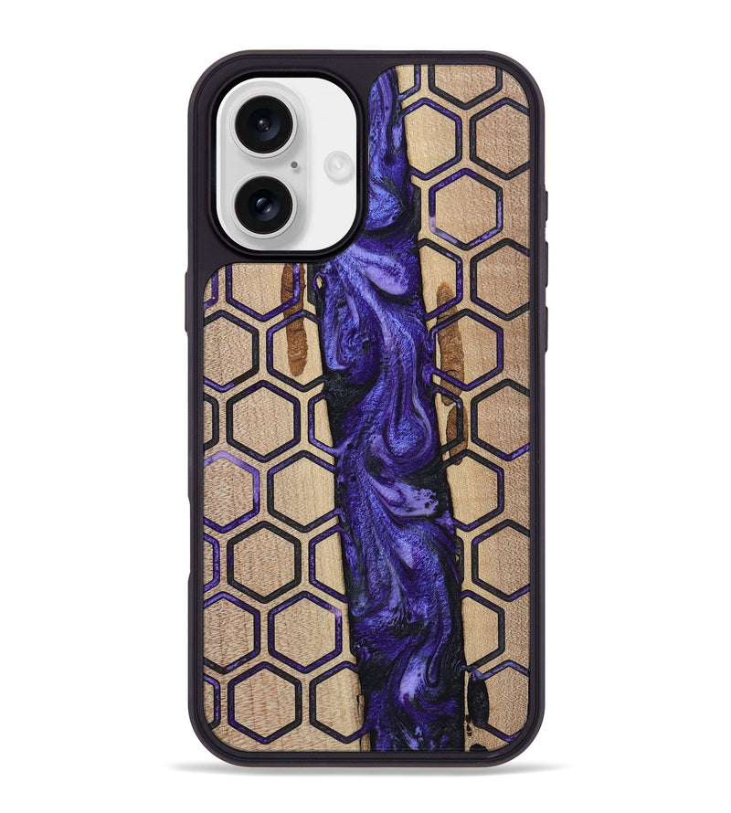 iPhone 16 Plus Wood Phone Case - Jerilyn (Pattern, 813287)