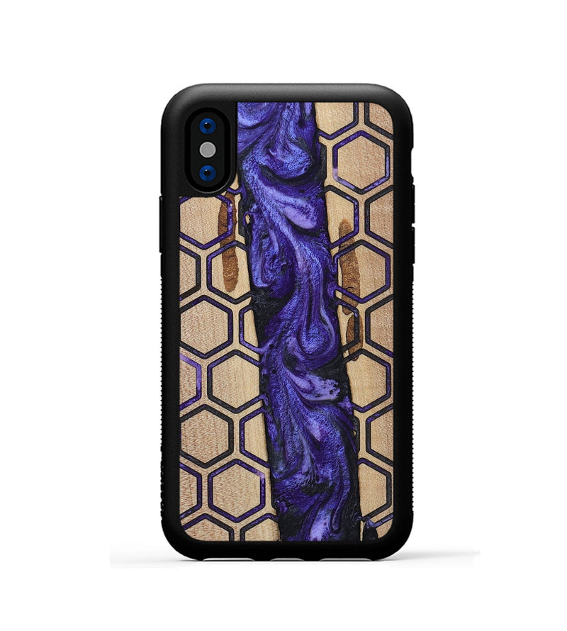 iPhone Xs Wood Phone Case - Jerilyn (Pattern, 813287)
