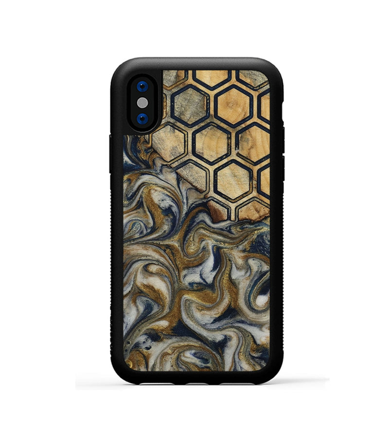 iPhone Xs Wood Phone Case - Marnie (Pattern, 813294)