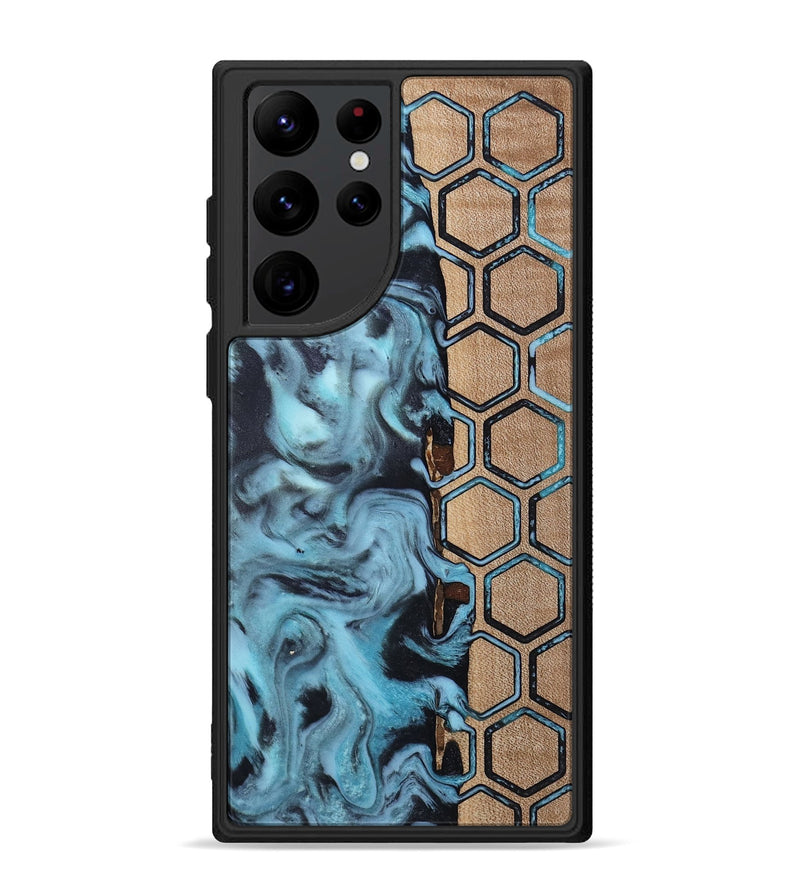 Galaxy S22 Ultra Wood Phone Case - Toya (Pattern, 813297)