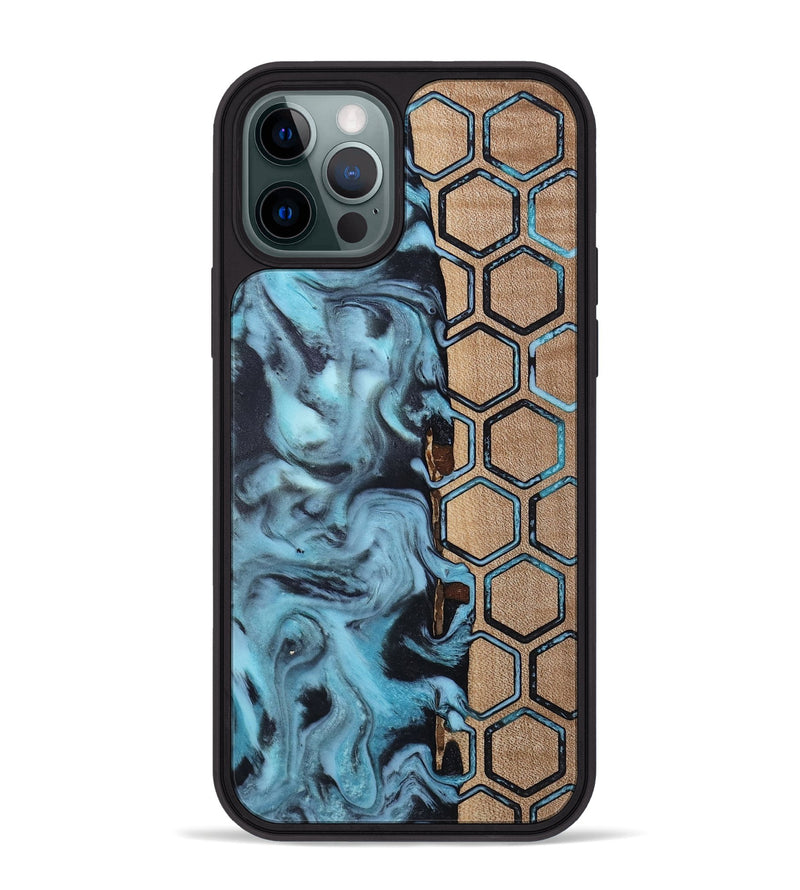 iPhone 12 Pro Max Wood Phone Case - Toya (Pattern, 813297)