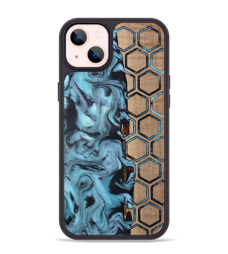 iPhone 14 Plus Wood Phone Case - Toya (Pattern, 813297)