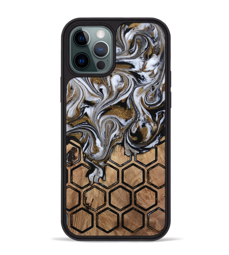 iPhone 12 Pro Max Wood Phone Case - Azriel (Pattern, 813299)