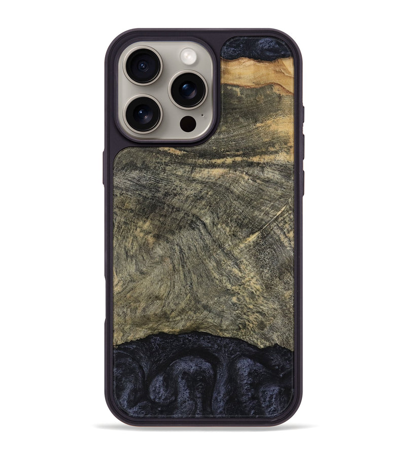 iPhone 16 Pro Max Wood Phone Case - Frank (Wood Burl, 813311)