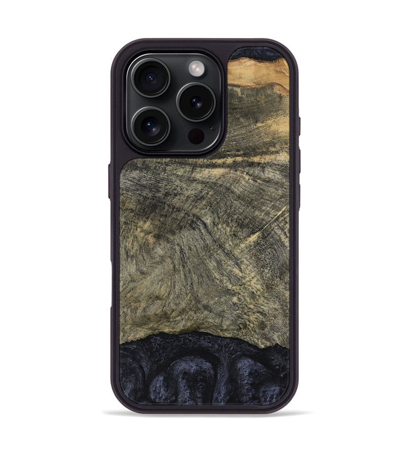 iPhone 16 Pro Wood Phone Case - Frank (Wood Burl, 813311)