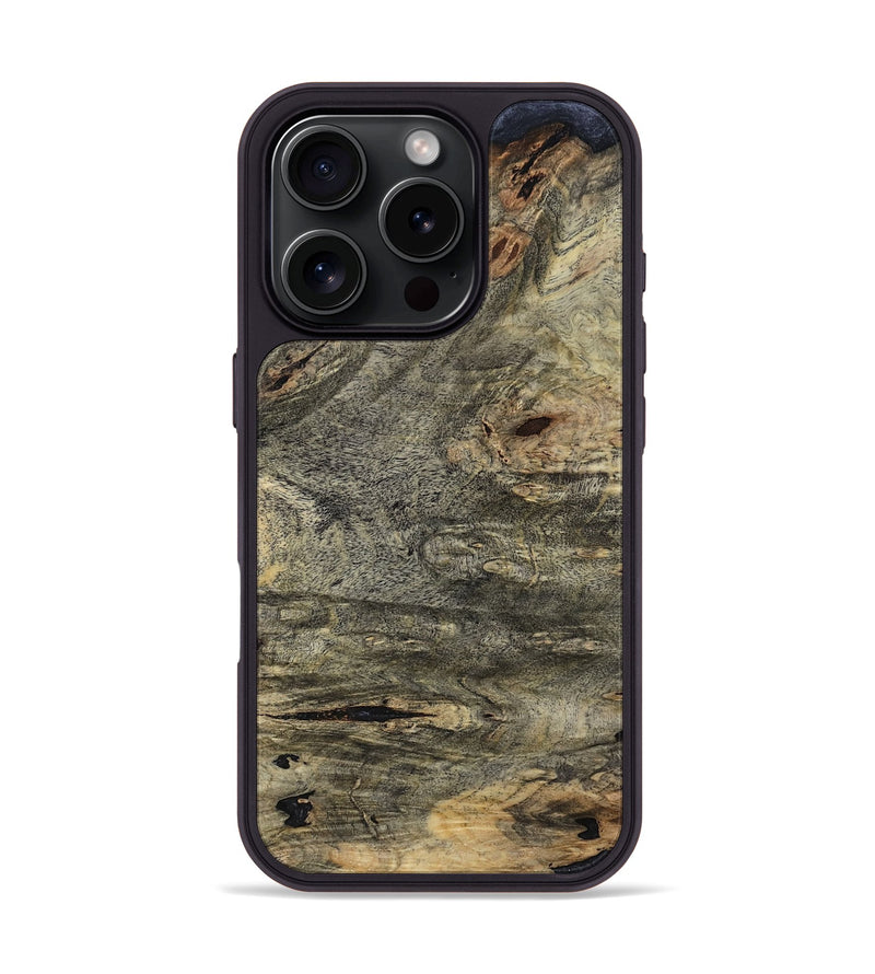 iPhone 16 Pro Wood Phone Case - Kurtis (Wood Burl, 813316)
