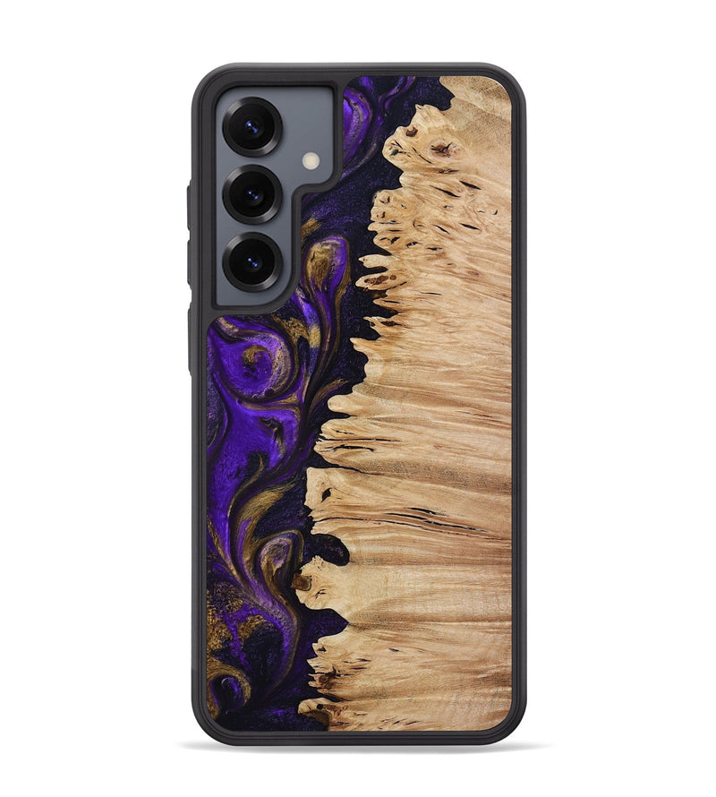 Galaxy S25 Plus Wood Phone Case - Hugh (Purple, 813323)