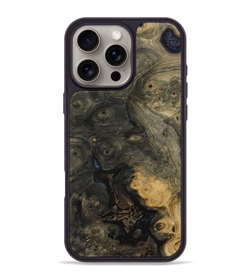 iPhone 16 Pro Max Wood Phone Case - William (Wood Burl, 813338)