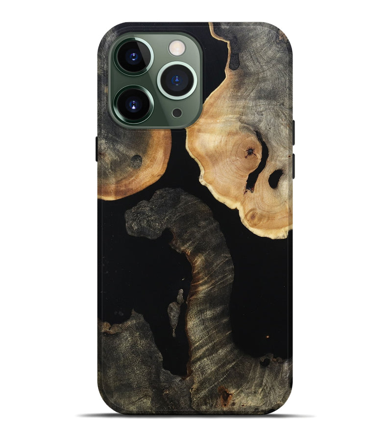 iPhone 13 Pro Max Wood Live Edge Phone Case - Johnie (Wood Burl, 813360)