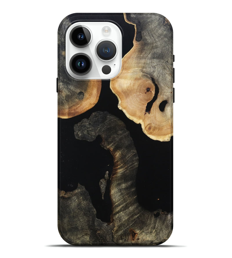 iPhone 15 Pro Max Wood Live Edge Phone Case - Johnie (Wood Burl, 813360)