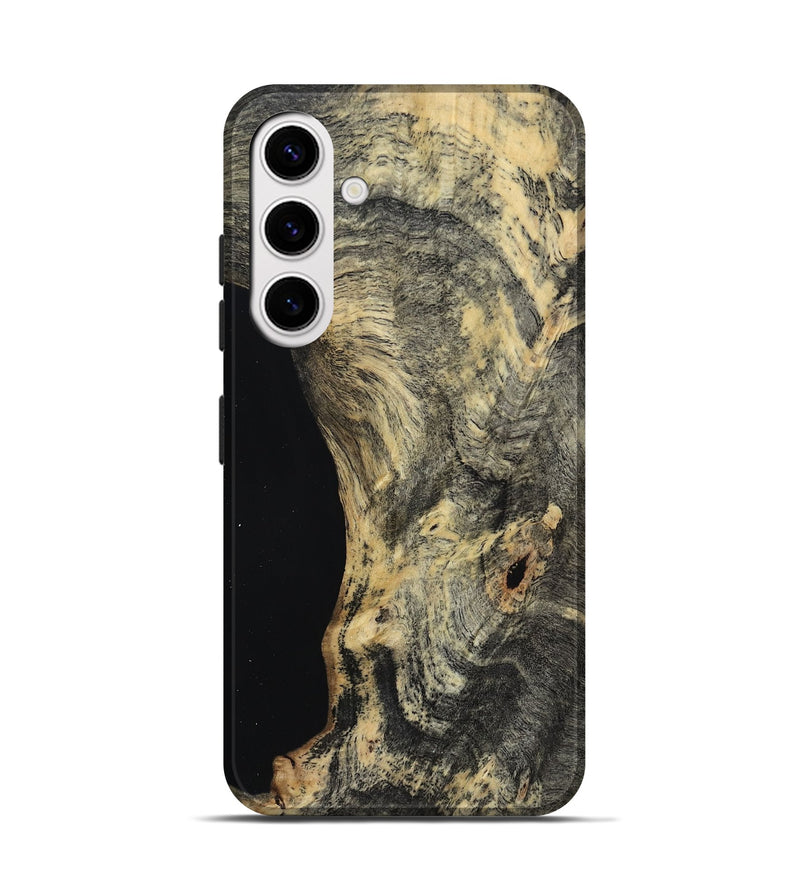 Galaxy S25 Wood Live Edge Phone Case - Hayley (Wood Burl, 813362)