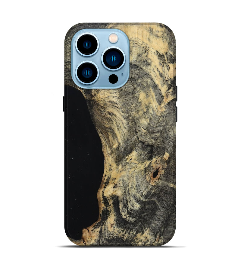 iPhone 14 Pro Wood Live Edge Phone Case - Hayley (Wood Burl, 813362)
