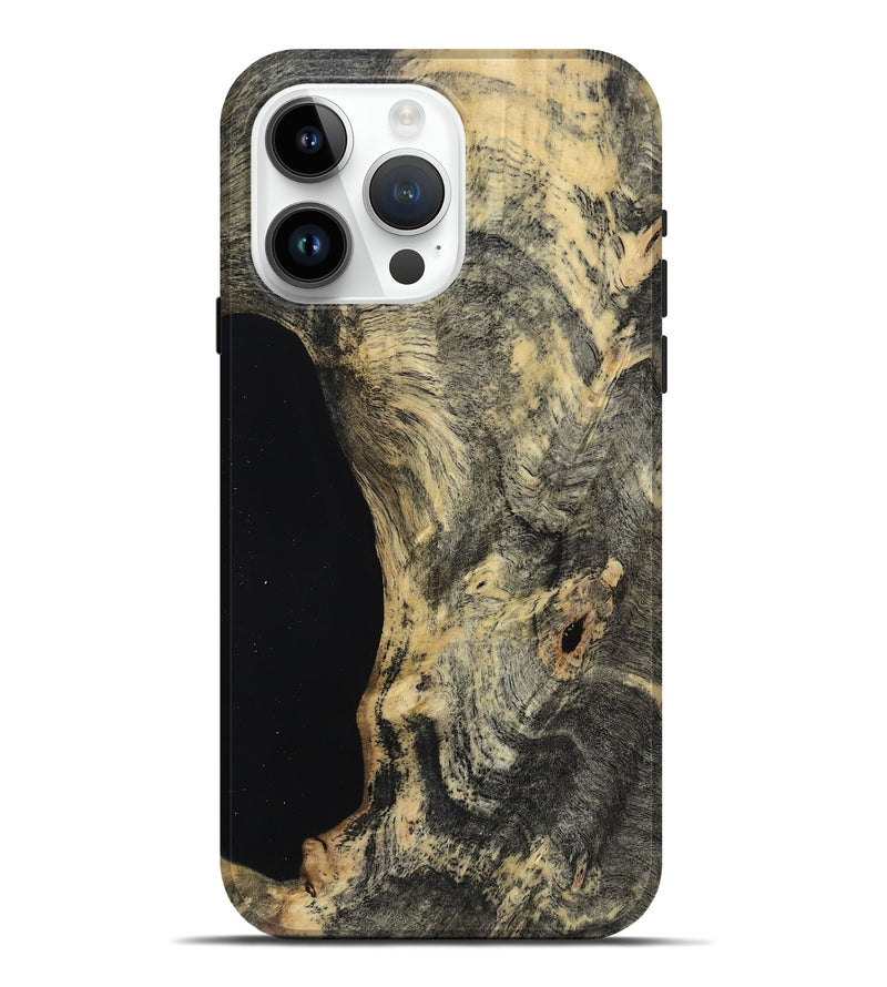 iPhone 15 Pro Max Wood Live Edge Phone Case - Hayley (Wood Burl, 813362)