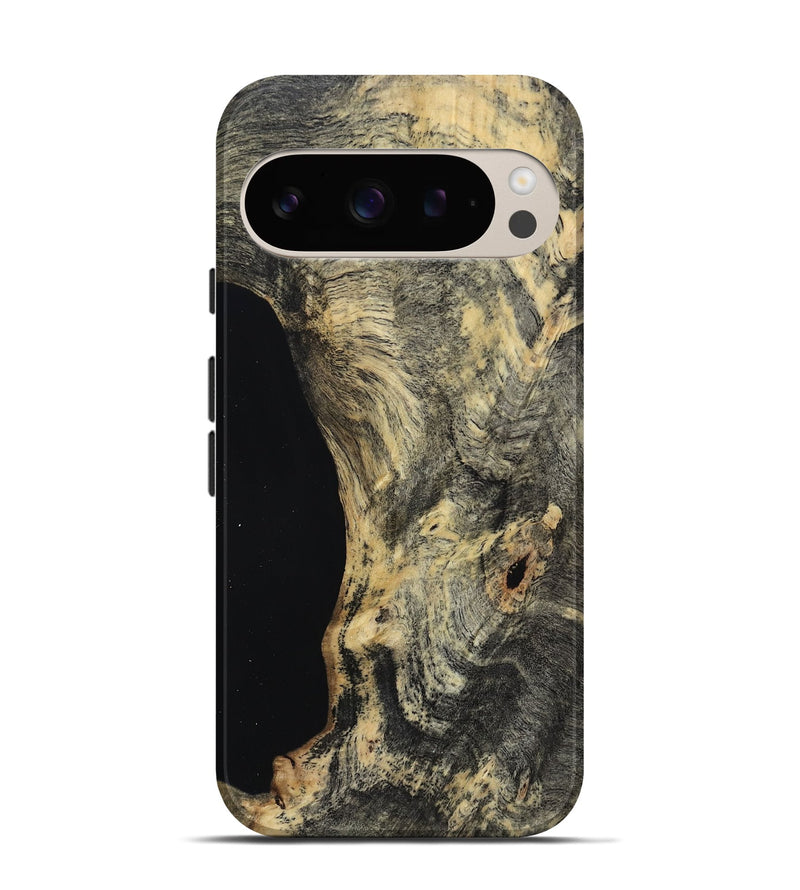 Pixel 9 Pro Wood Live Edge Phone Case - Hayley (Wood Burl, 813362)