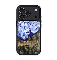 iPhone 17 Pro Wood Phone Case - Lorie (Blue, 813367)