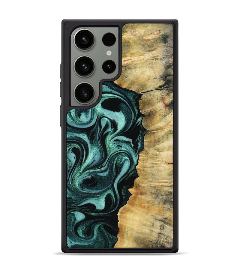 Galaxy S24 Ultra Wood Phone Case - Blaire (Green, 813371)