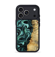 iPhone 17 Pro Wood Phone Case - Blaire (Green, 813371)