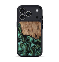 iPhone 17 Pro Wood Phone Case - Janette (Green, 813372)
