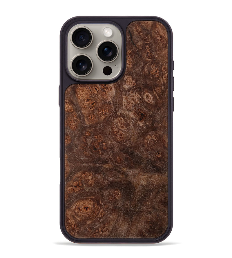 iPhone 16 Pro Max Wood Phone Case - Carly (Wood Burl, 813380)