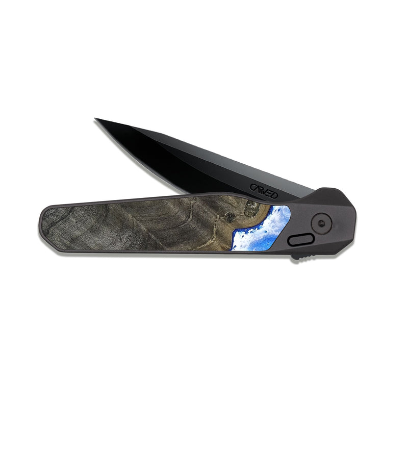 EDC Dark Slate Wood Pocket Knife - Misti (Coastal, 813389)