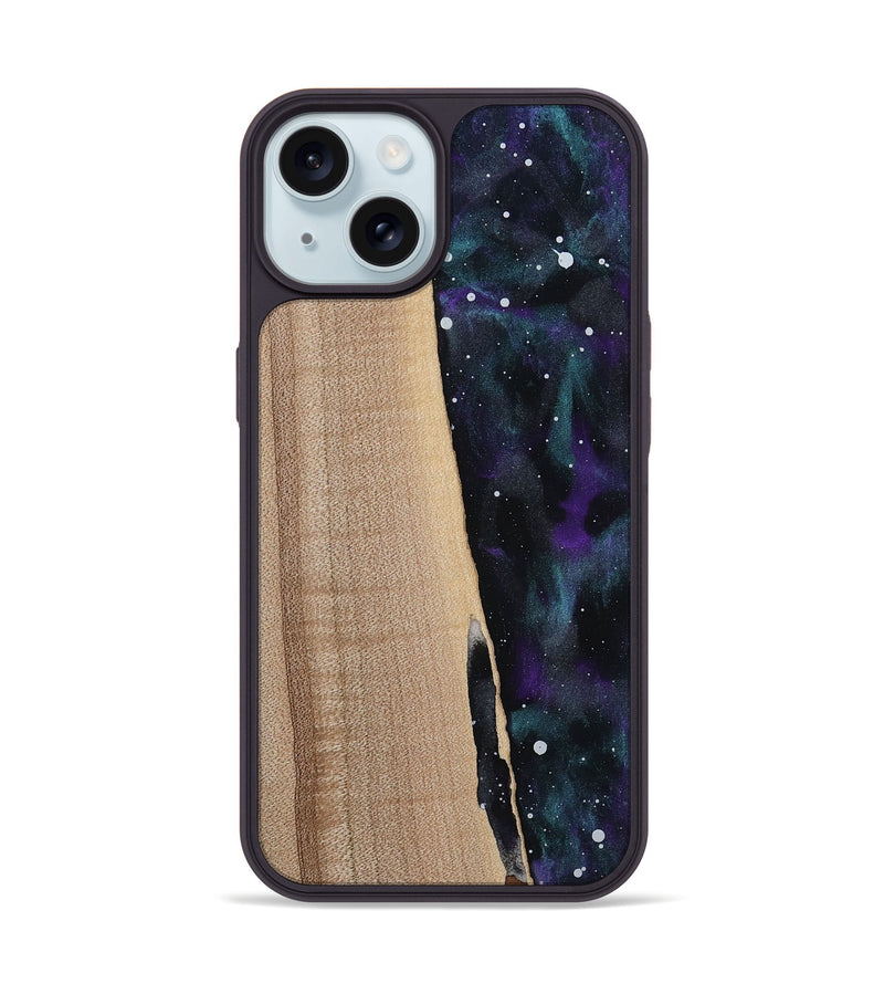 iPhone 15 Wood Phone Case - Ayaan (Cosmos, 813408)