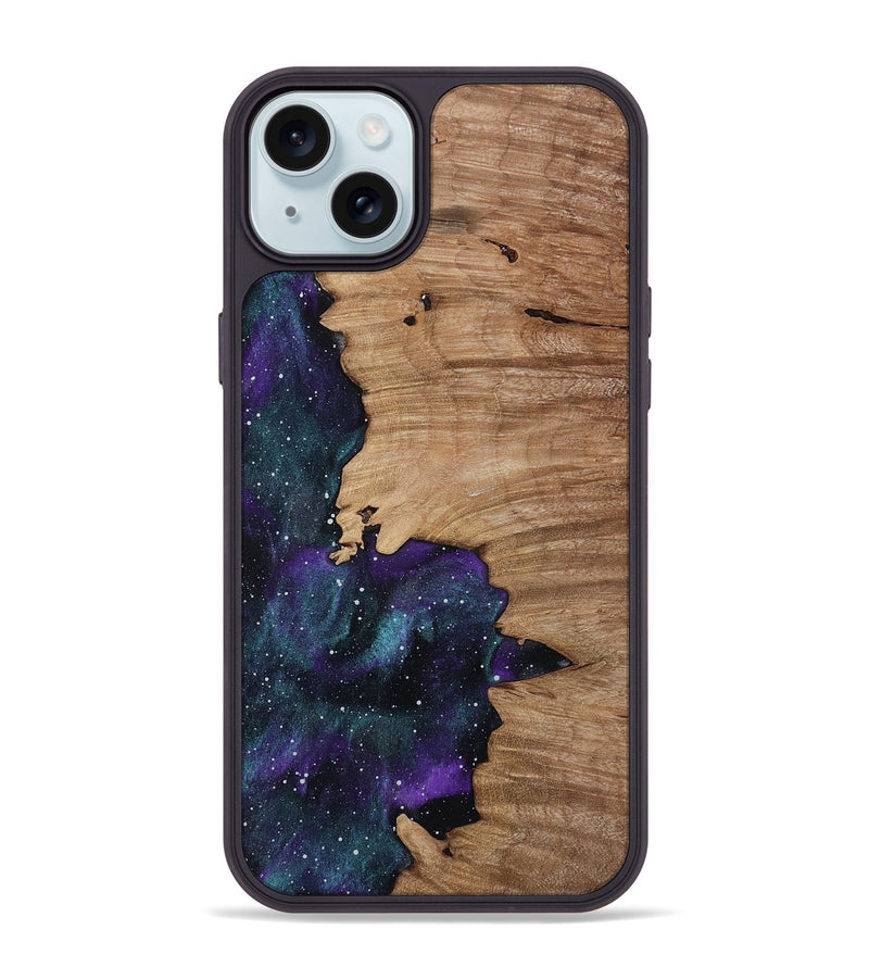 iPhone 15 Plus Wood Phone Case - Mary (Cosmos, 813431)