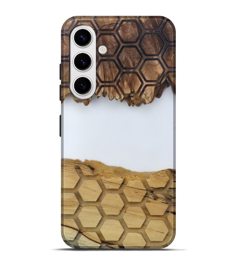 Galaxy S25 Plus Wood Live Edge Phone Case - Adeline (Clear, 813437)