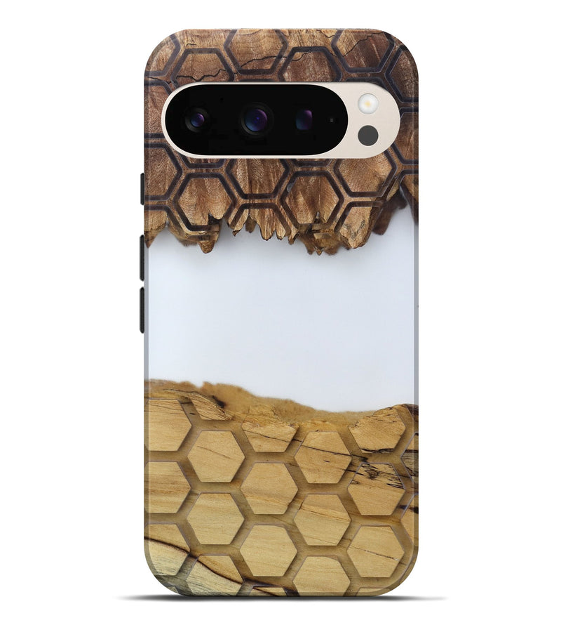 Pixel 10 Pro XL Wood Live Edge Phone Case - Adeline (Clear, 813437)