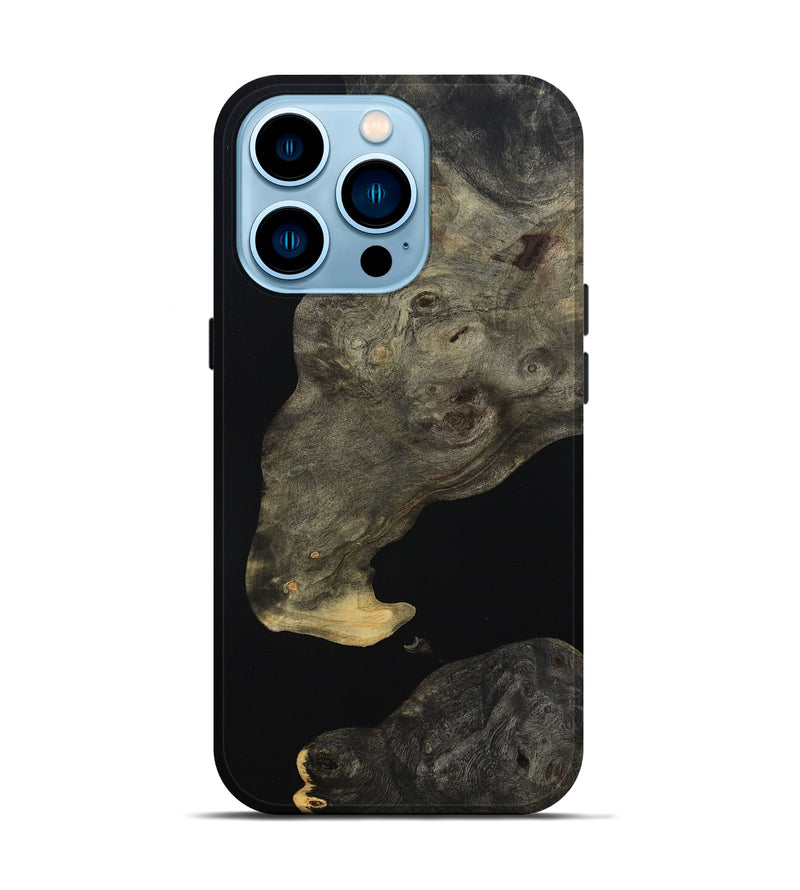 iPhone 14 Pro Wood Live Edge Phone Case - Andi (Wood Burl, 813439)