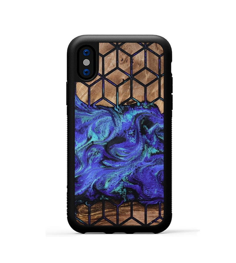 iPhone Xs Wood Phone Case - Janiyah (Pattern, 813447)