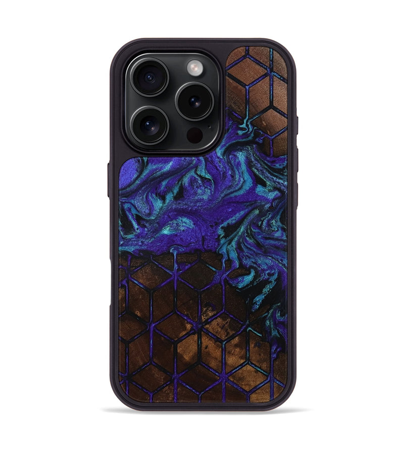 iPhone 16 Pro Wood Phone Case - Aylani (Pattern, 813449)