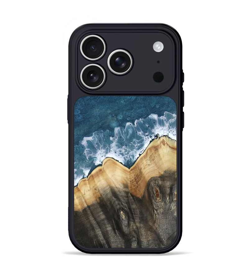 iPhone 17 Pro Wood Phone Case - April (Coastal, 813467)