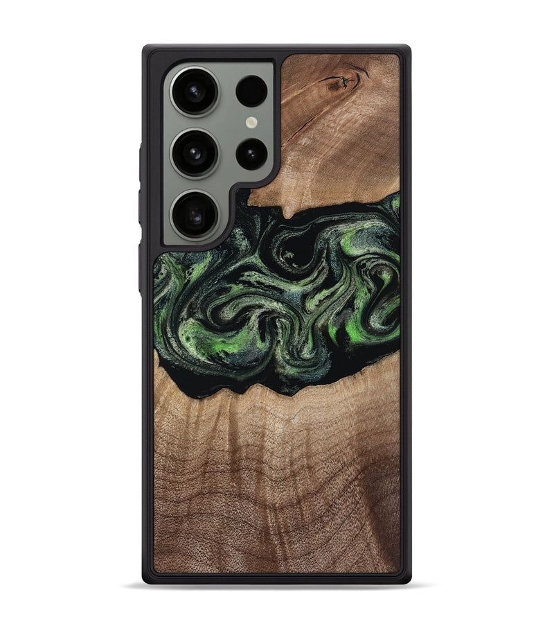 Galaxy S24 Ultra Wood Phone Case - Carlee (Green, 813476)