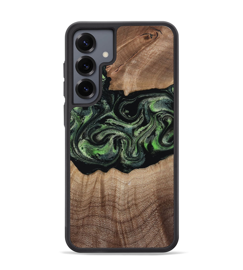 Galaxy S25 Plus Wood Phone Case - Carlee (Green, 813476)