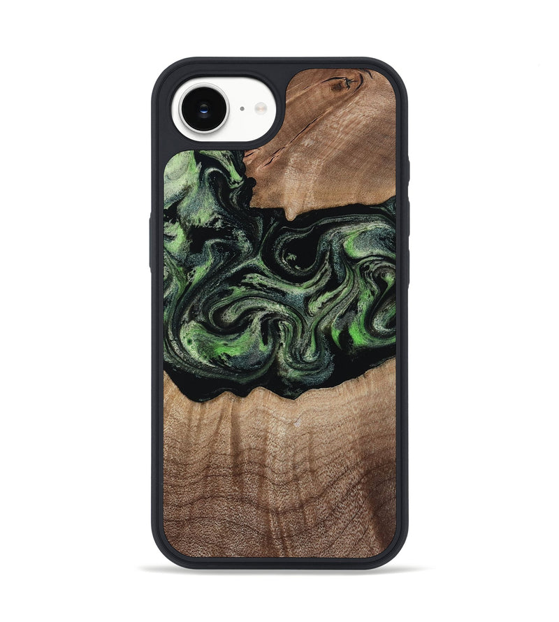 iPhone 16e Wood Phone Case - Carlee (Green, 813476)