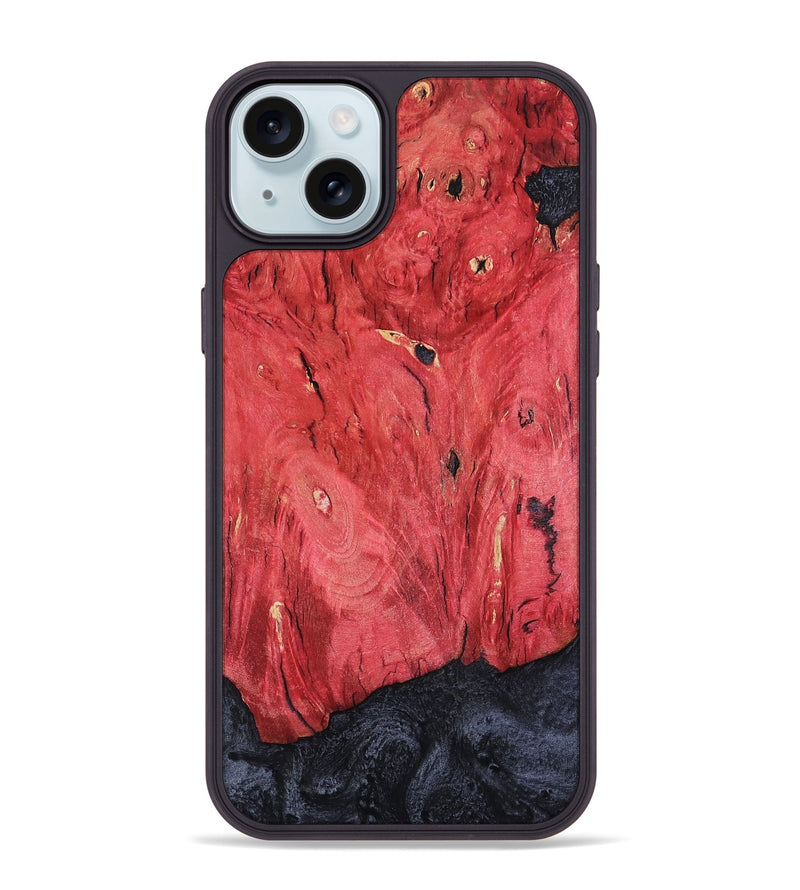 iPhone 15 Plus Wood Phone Case - Camilla (Wood Burl, 813517)