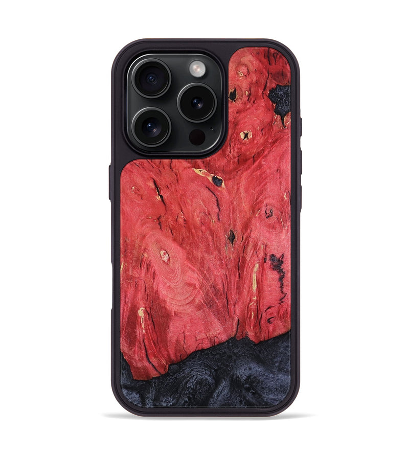 iPhone 16 Pro Wood Phone Case - Camilla (Wood Burl, 813517)