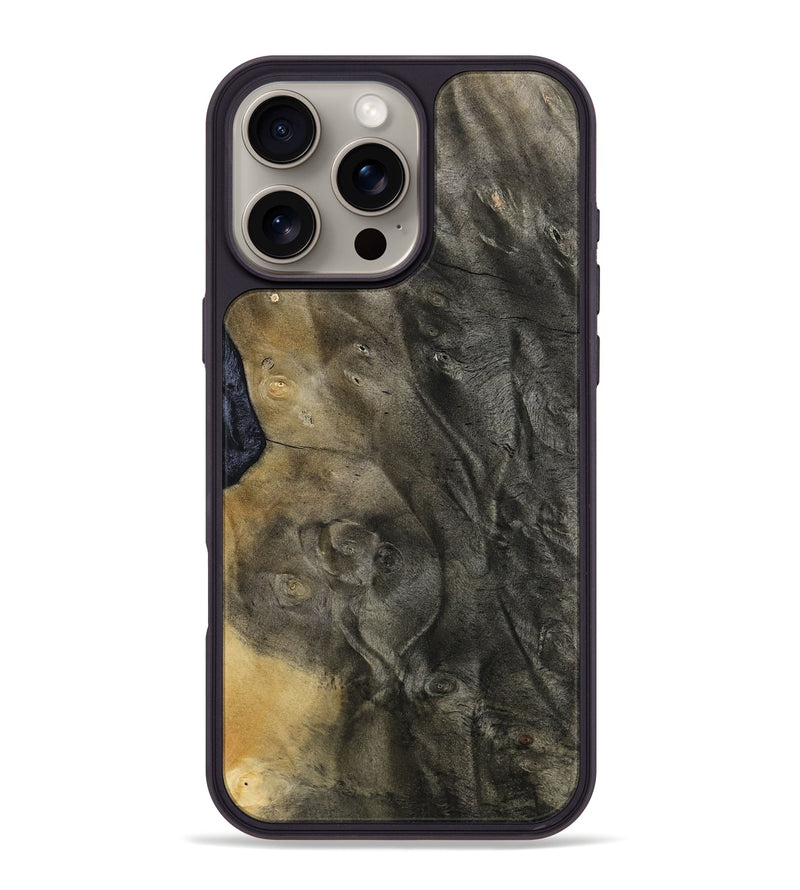 iPhone 16 Pro Max Wood Phone Case - Leona (Wood Burl, 813518)
