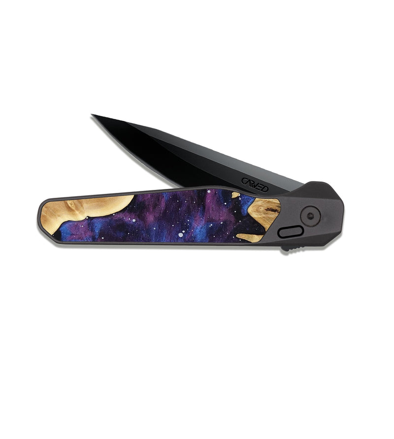 EDC Dark Slate Wood Pocket Knife - Brad (Cosmos, 813535)