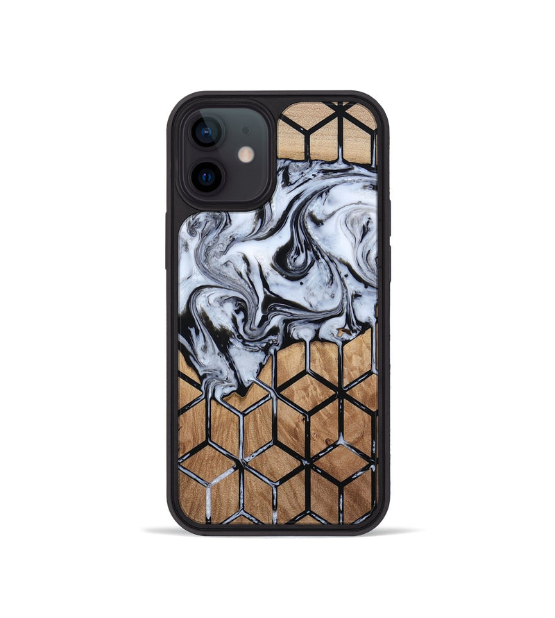 iPhone 12 mini Wood Phone Case - Shelbie (Pattern, 813546)