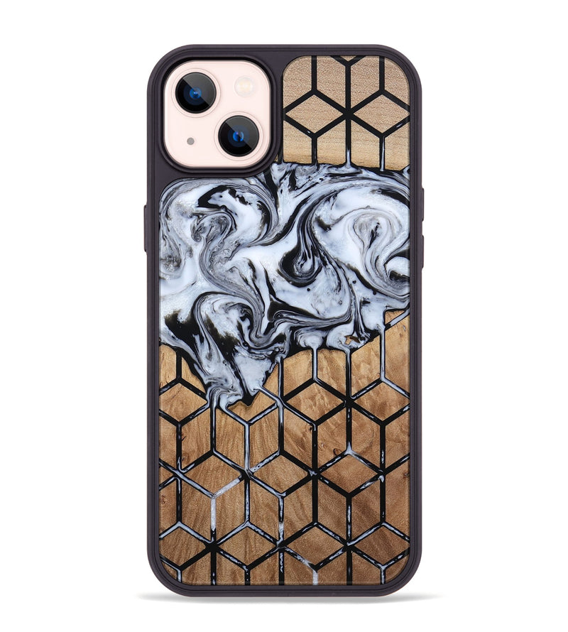 iPhone 14 Plus Wood Phone Case - Shelbie (Pattern, 813546)
