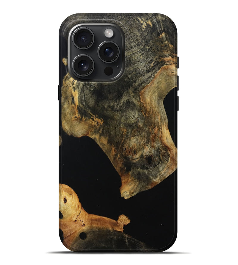 iPhone 16 Pro Max Wood Live Edge Phone Case - Jenesis (Wood Burl, 813571)