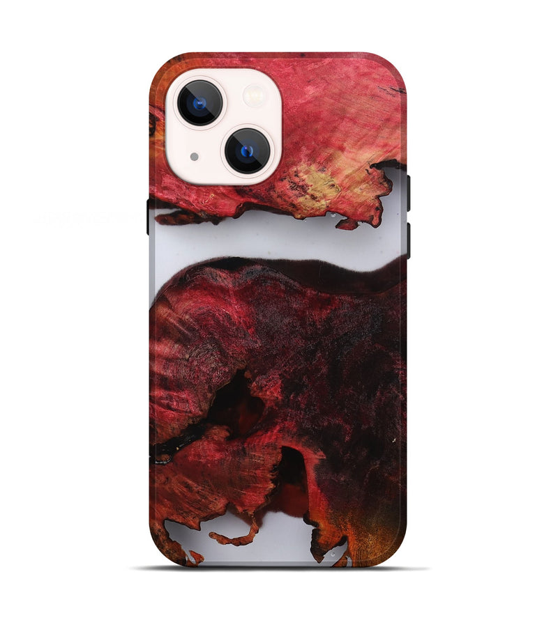 iPhone 13 Wood Live Edge Phone Case - Reba (Clear, 813572)