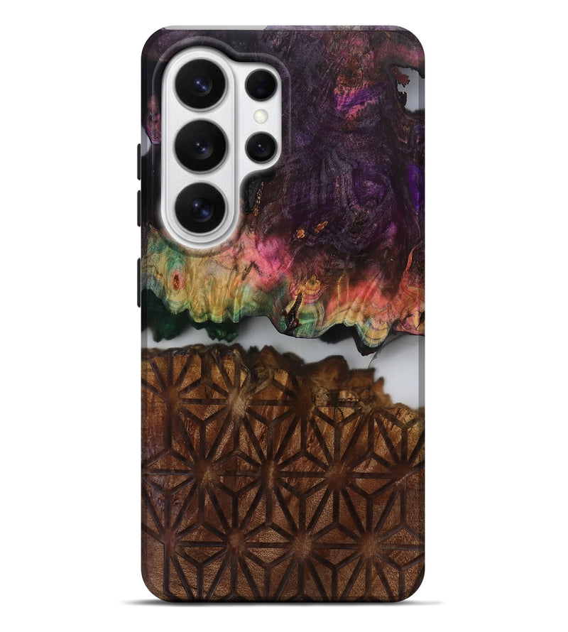 Galaxy S26 Ultra Wood Live Edge Phone Case - Stefani (Clear, 813573)