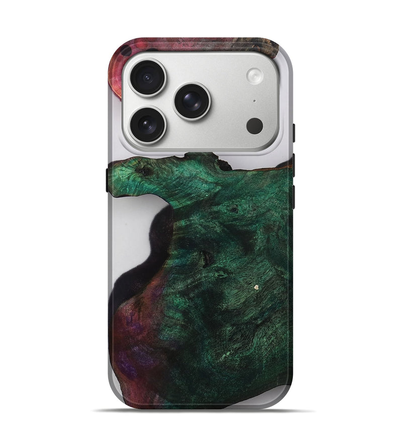iPhone 17 Pro Wood Live Edge Phone Case - Janie (Clear, 813580)