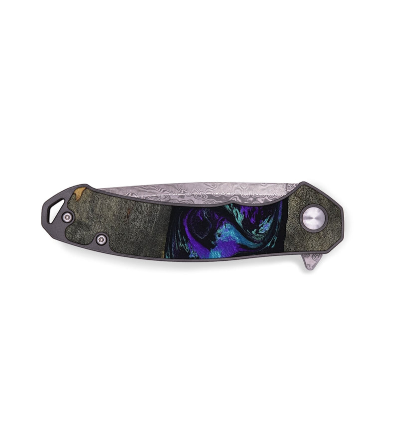 EDC Wood Pocket Knife - Giles (Purple, 813641)